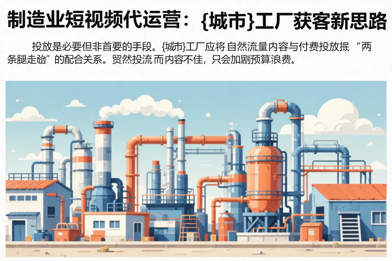 制造业短视频代运营:兰山工厂获客新思路